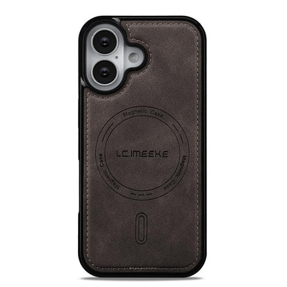 For iPhone 17 LC.IMEEKE L6 Series MagSafe Magnetic Phone Case(Coffee) by LC.IMEEKE