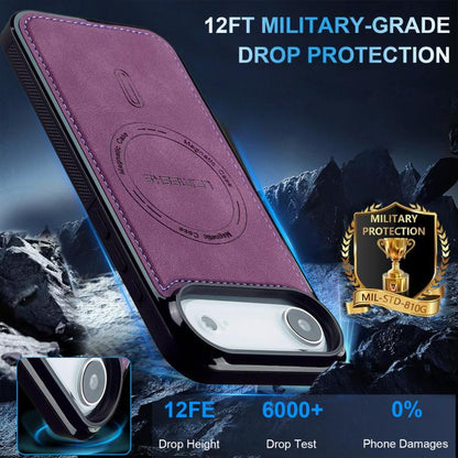 For iPhone Air LC.IMEEKE L6 Series MagSafe Magnetic Phone Case(Purple) by LC.IMEEKE