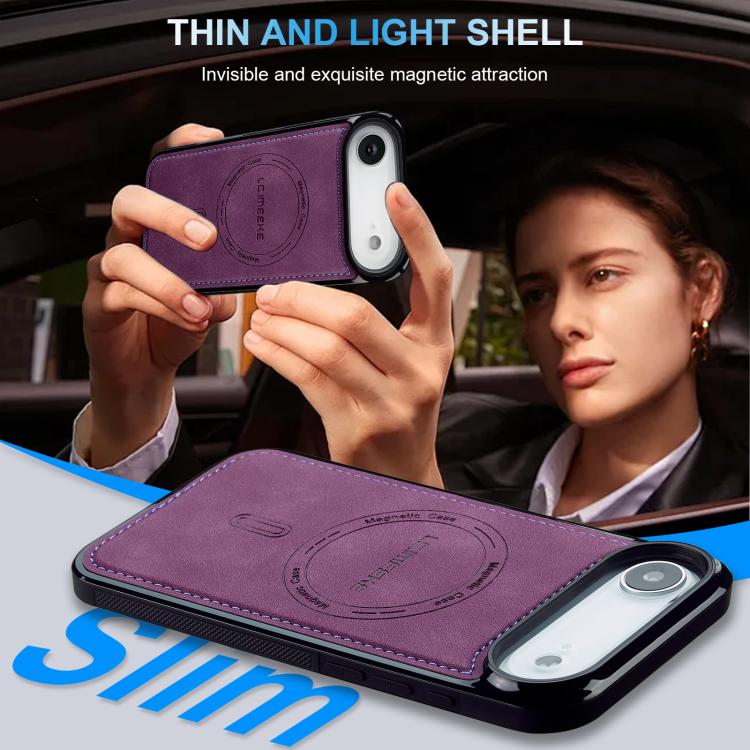 For iPhone Air LC.IMEEKE L6 Series MagSafe Magnetic Phone Case(Purple) by LC.IMEEKE