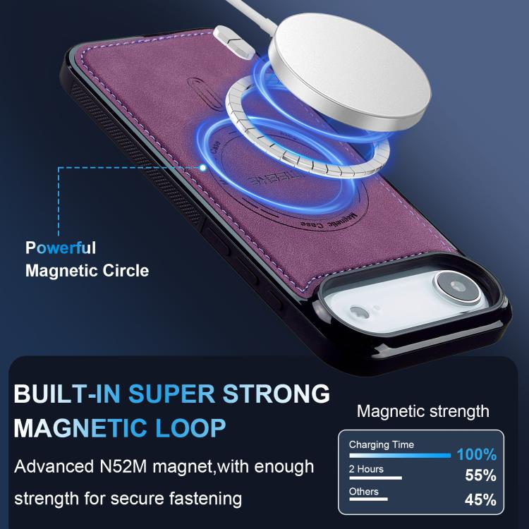 For iPhone Air LC.IMEEKE L6 Series MagSafe Magnetic Phone Case(Purple) by LC.IMEEKE