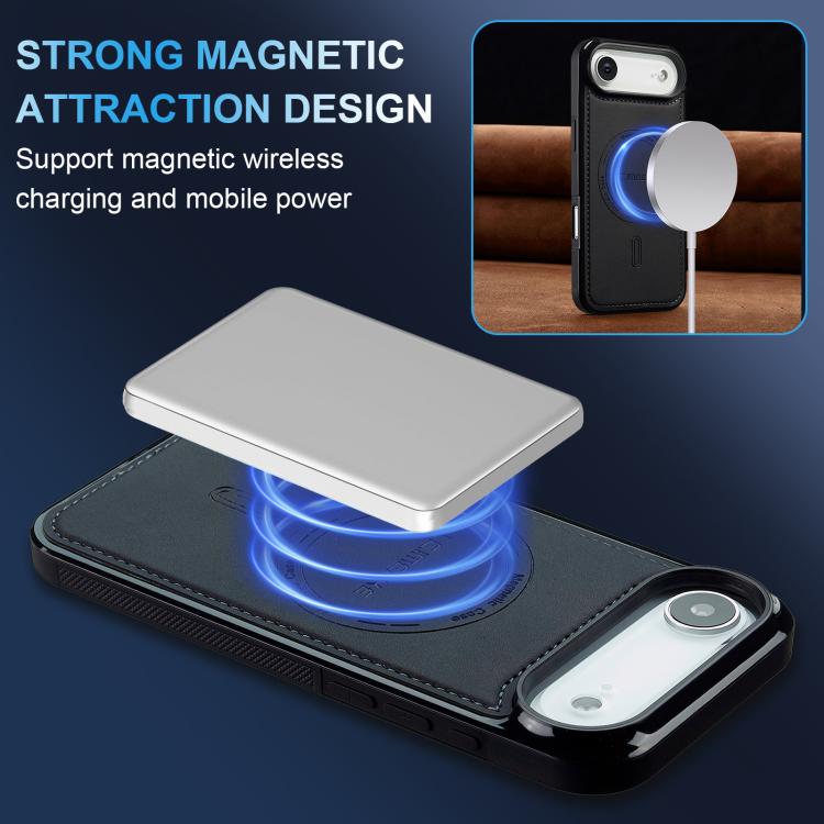 For iPhone Air LC.IMEEKE L6 Series MagSafe Magnetic Phone Case(Black) by LC.IMEEKE