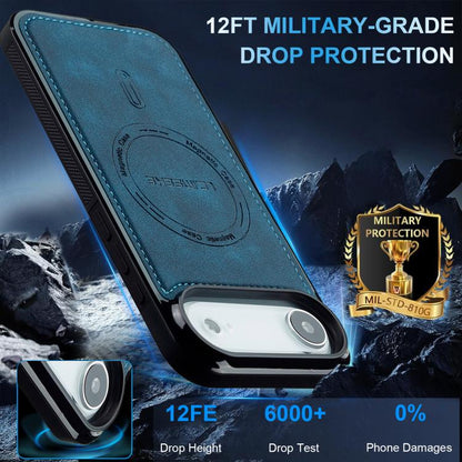 For iPhone Air LC.IMEEKE L6 Series MagSafe Magnetic Phone Case(Blue) by LC.IMEEKE