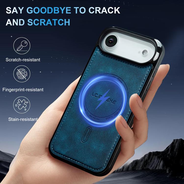 For iPhone Air LC.IMEEKE L6 Series MagSafe Magnetic Phone Case(Blue) by LC.IMEEKE