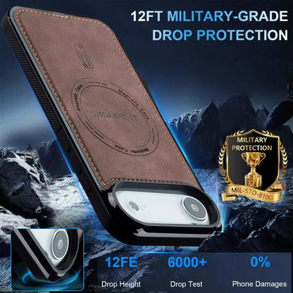 For iPhone Air LC.IMEEKE L6 Series MagSafe Magnetic Phone Case(Coffee) by LC.IMEEKE