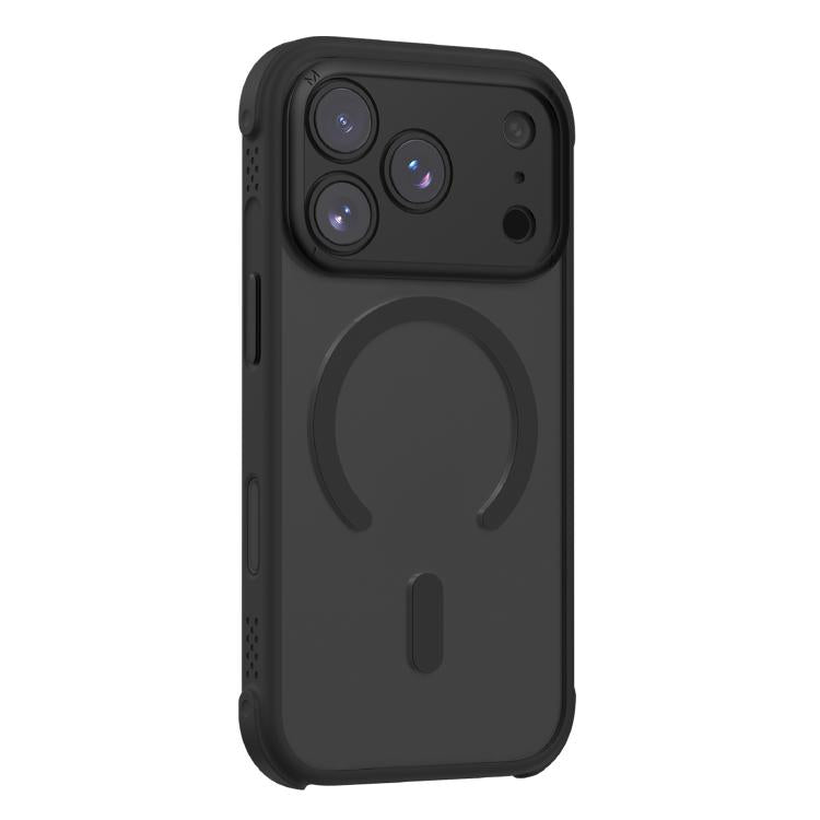 For iPhone 17 Pro Max MOMAX Airbag Shockproof MagSafe Phone Case(Black) by MOMAX