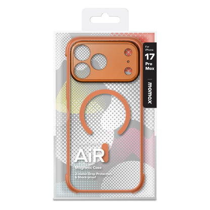 For iPhone 17 Pro Max MOMAX Airbag Shockproof MagSafe Phone Case(Orange) by MOMAX