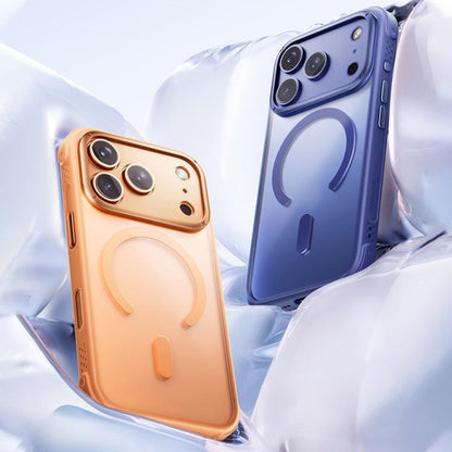 For iPhone 17 Pro Max MOMAX Airbag Shockproof MagSafe Phone Case(Blue) by MOMAX