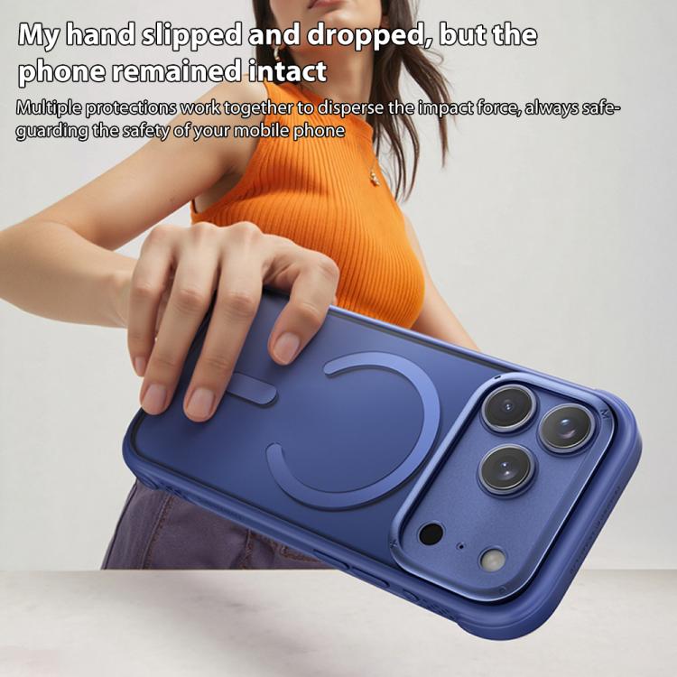 For iPhone 17 Pro MOMAX Airbag Shockproof MagSafe Phone Case(Orange) by MOMAX