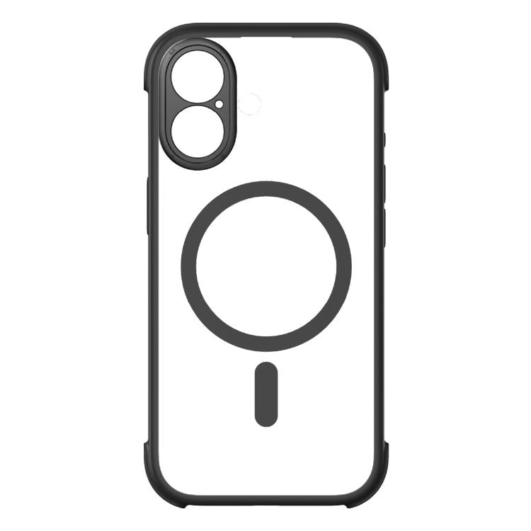 For iPhone 17 MOMAX Airbag Shockproof MagSafe Phone Case(Black) by MOMAX