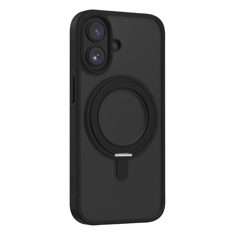 For iPhone 17 MOMAX Airbag Shockproof MagSafe Phone Case(Black) by MOMAX