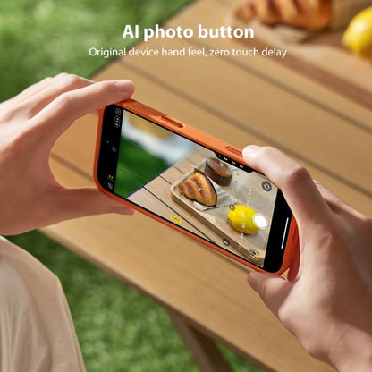 For iPhone 17 Pro MOMAX Magsafe Magnetic Metal Rotating Holder Phone Case(Red) by MOMAX