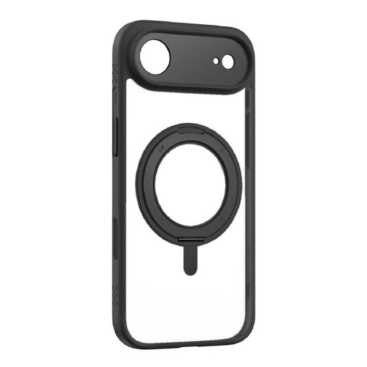 For iPhone Air MOMAX Magsafe Magnetic Metal Rotating Holder Phone Case(Black) by MOMAX