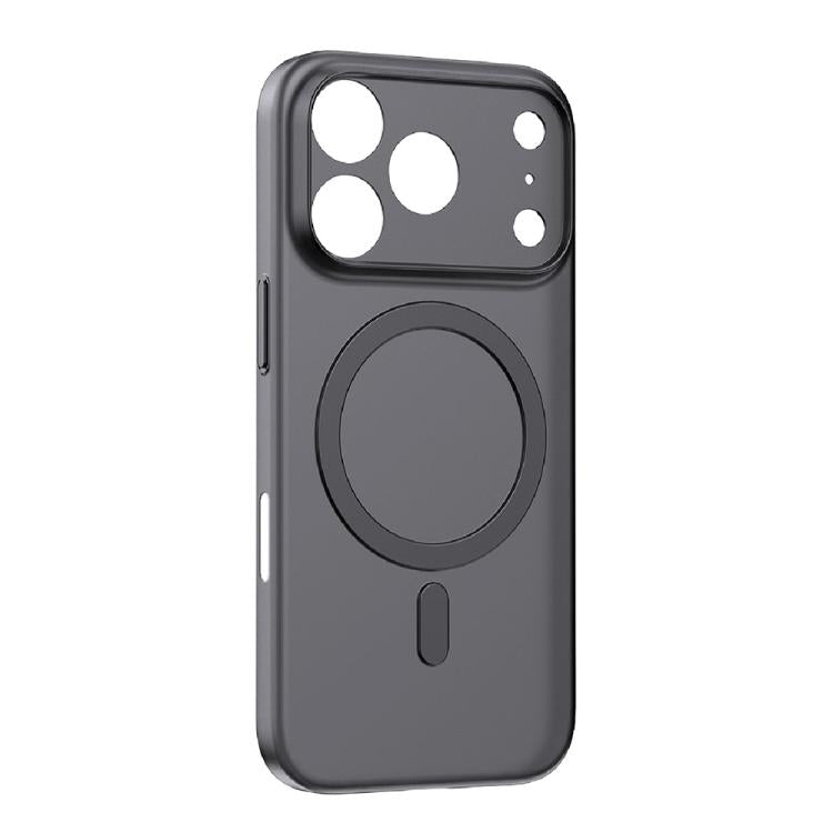 For iPhone 17 Pro Max MOMAX Ultra-thin Magnetic MagSafe PC Phone Case(Transparent Black) by MOMAX