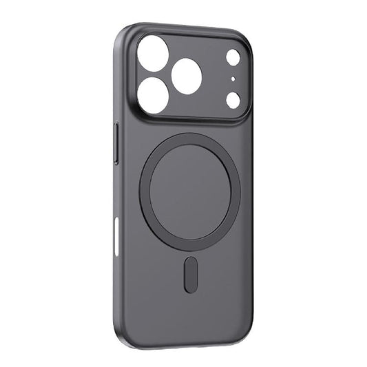 For iPhone 17 Pro Max MOMAX Ultra-thin Magnetic MagSafe PC Phone Case(Transparent Black) by MOMAX