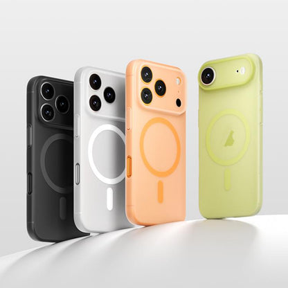 For iPhone 17 Pro Max MOMAX Ultra-thin Magnetic MagSafe PC Phone Case(Transparent Black) by MOMAX