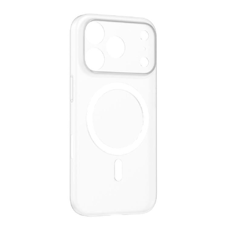 For iPhone 17 Pro Max MOMAX Ultra-thin Magnetic MagSafe PC Phone Case(Transparent White) by MOMAX