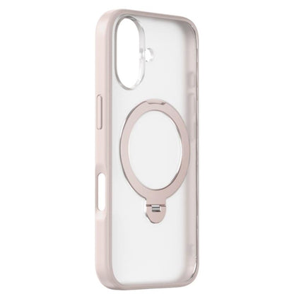 For iPhone 17 ZGA 360 Pivot Holder Magsafe PC Hybrid TPU Phone Case(Pink) by ZGA