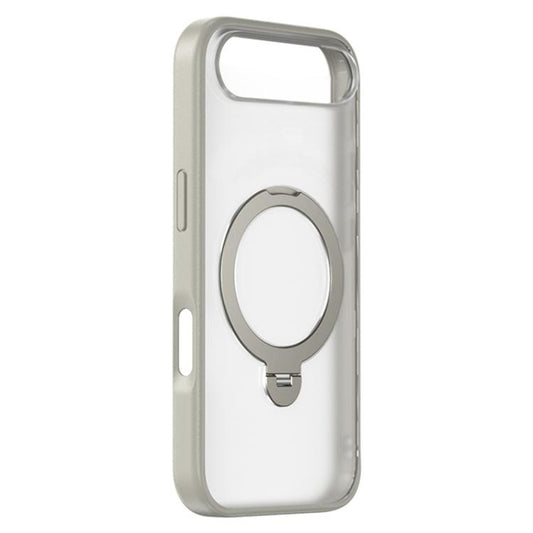 For iPhone Air ZGA 360 Pivot Holder Magsafe PC Hybrid TPU Phone Case(Grey) by ZGA