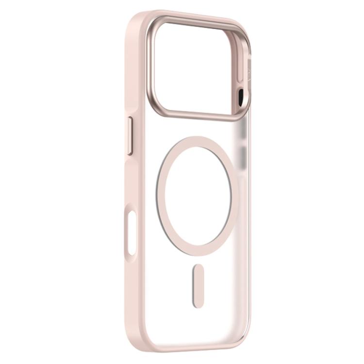 For iPhone 17 Pro Max ZGA Matte Clear Magsafe PC Hybrid TPU Phone Case(Pink) by ZGA