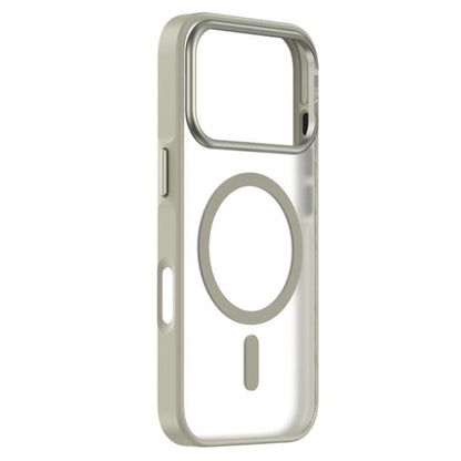 For iPhone 17 Pro ZGA Matte Clear Magsafe PC Hybrid TPU Phone Case(Grey) by ZGA