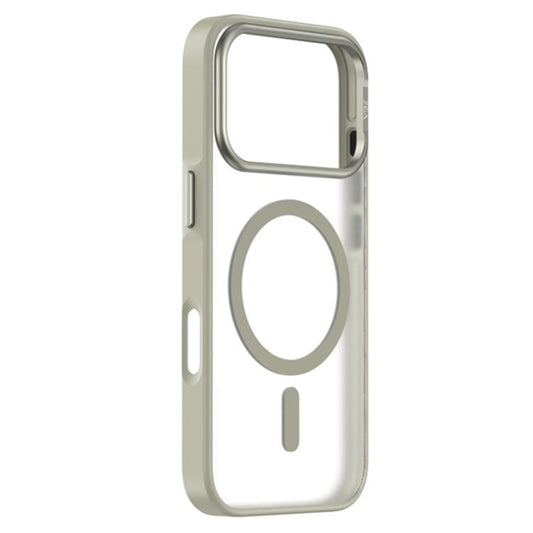 For iPhone 17 Pro ZGA Matte Clear Magsafe PC Hybrid TPU Phone Case(Grey) by ZGA