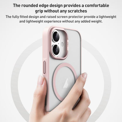 For iPhone 17 Pro Max ZGA Matte Clear Magsafe PC Hybrid TPU Phone Case(Orange) by ZGA