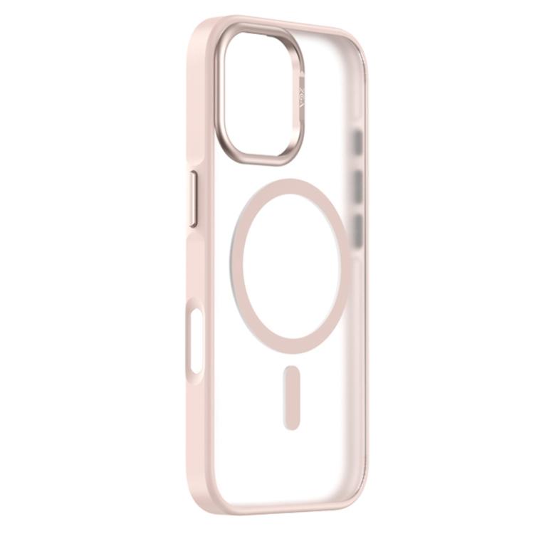 For iPhone 17 ZGA Matte Clear Magsafe PC Hybrid TPU Phone Case(Pink) by ZGA