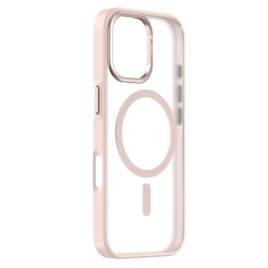 For iPhone 17 ZGA Matte Clear Magsafe PC Hybrid TPU Phone Case(Pink) by ZGA