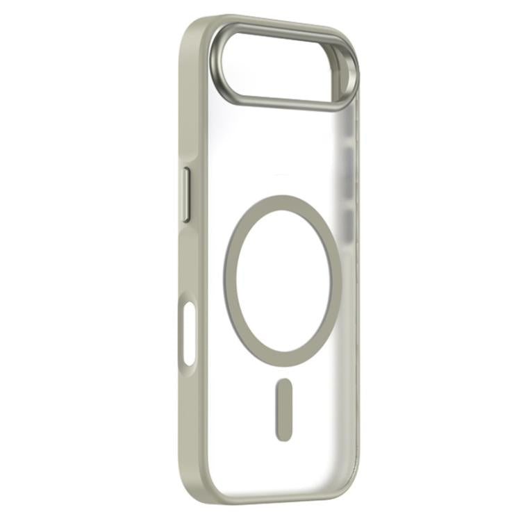 For iPhone Air ZGA Matte Clear Magsafe PC Hybrid TPU Phone Case(Grey) by ZGA