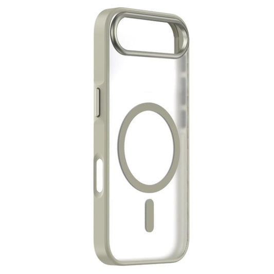 For iPhone Air ZGA Matte Clear Magsafe PC Hybrid TPU Phone Case(Grey) by ZGA
