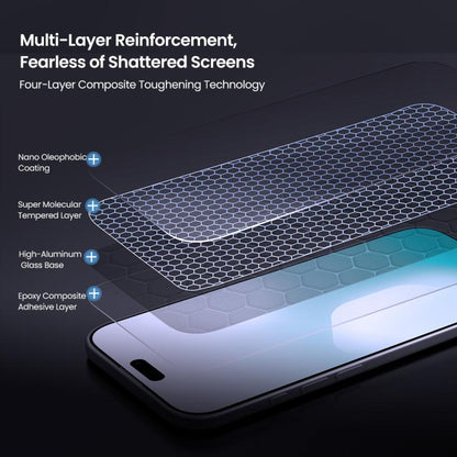 For iPhone Air NILLKIN H+Pro 0.2mm 9H Explosion-proof Tempered Glass Film with Dust-free Cabin by NILLKIN