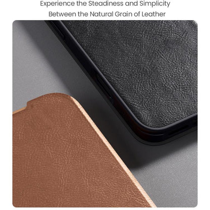 For iPhone 17 Pro Max NILLKIN QIN Series Pro Sliding Camera Cover Design Leather Phone Case(Black) by NILLKIN