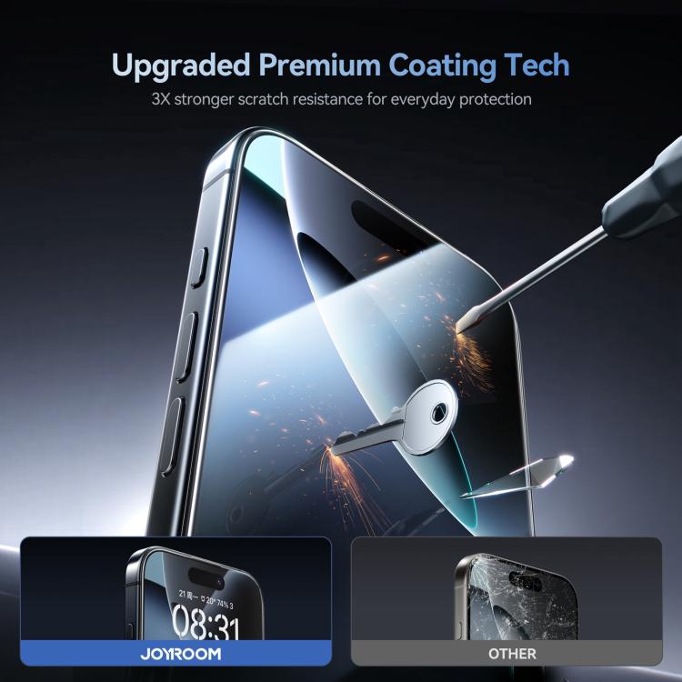 For iPhone Air JOYROOM Knight Series 2.5D Full Screen HD Hard Anti-Scratch Tempered Glass Film by JOYROOM