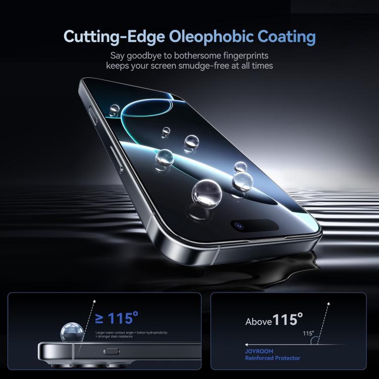 For iPhone Air JOYROOM Knight Series 2.5D Full Screen HD Hard Anti-Scratch Tempered Glass Film by JOYROOM