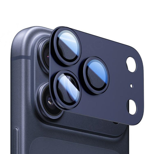 For iPhone 17 Pro XDcase Armor Full-Coverage Frosted Metal Lens Ring Film(Dark Blue) by XDcase