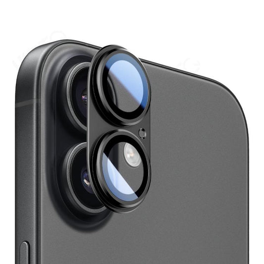 For iPhone 17 XDcase Armor Full-Coverage Frosted Metal Lens Ring Film(Black) by XDcase