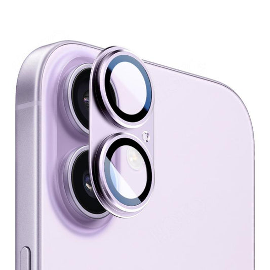 For iPhone 17 XDcase Armor Full-Coverage Frosted Metal Lens Ring Film(Purple) by XDcase