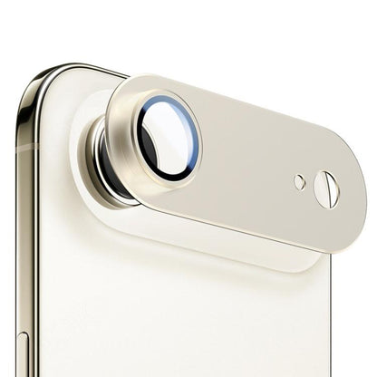 For iPhone Air XDcase Armor Full-Coverage Frosted Metal Lens Ring Film(Light Gold) by XDcase