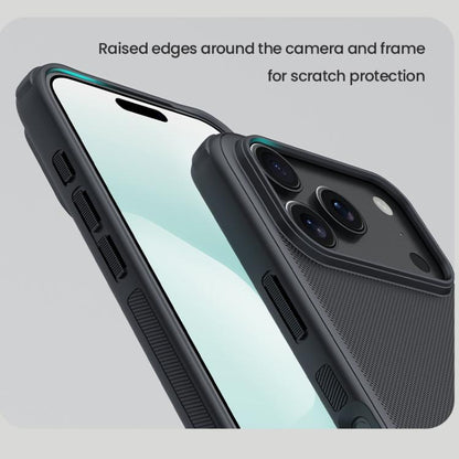 For iPhone 17 Pro Max NILLKIN Frosted Shield Pro PC + TPU Phone Case(Black) by NILLKIN
