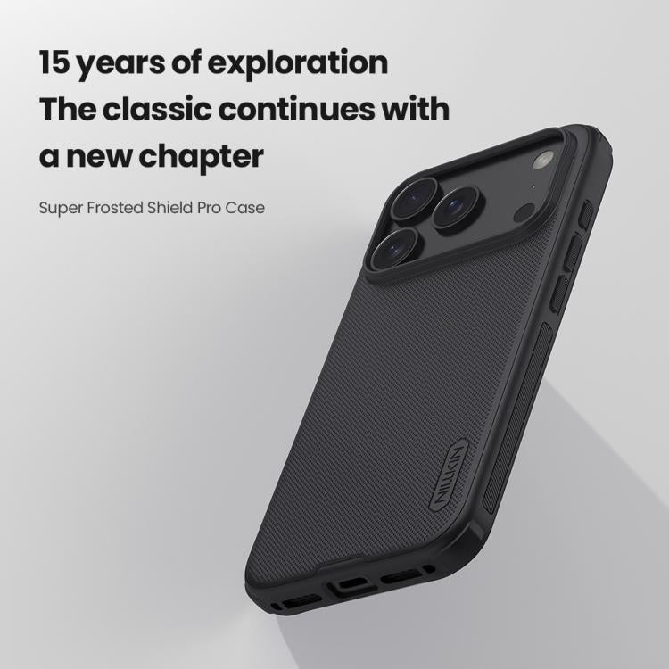 For iPhone 17 Pro NILLKIN Frosted Shield Pro PC + TPU Phone Case(Green) by NILLKIN