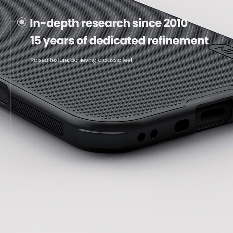 For iPhone Air NILLKIN Frosted Shield Pro PC + TPU Phone Case(Black) by NILLKIN