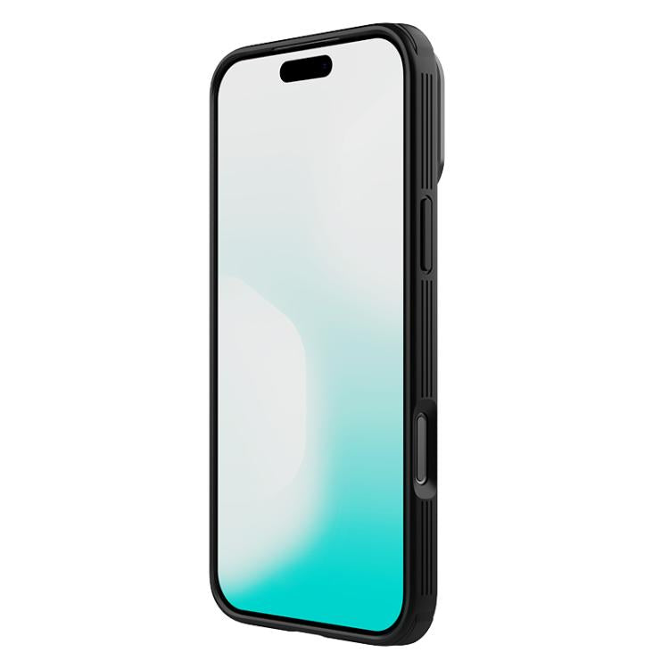 For iPhone 17 Pro Max NILLKIN CamShield Prop Transparent Mirror Cover Translucent PC Phone Case(Black) by NILLKIN
