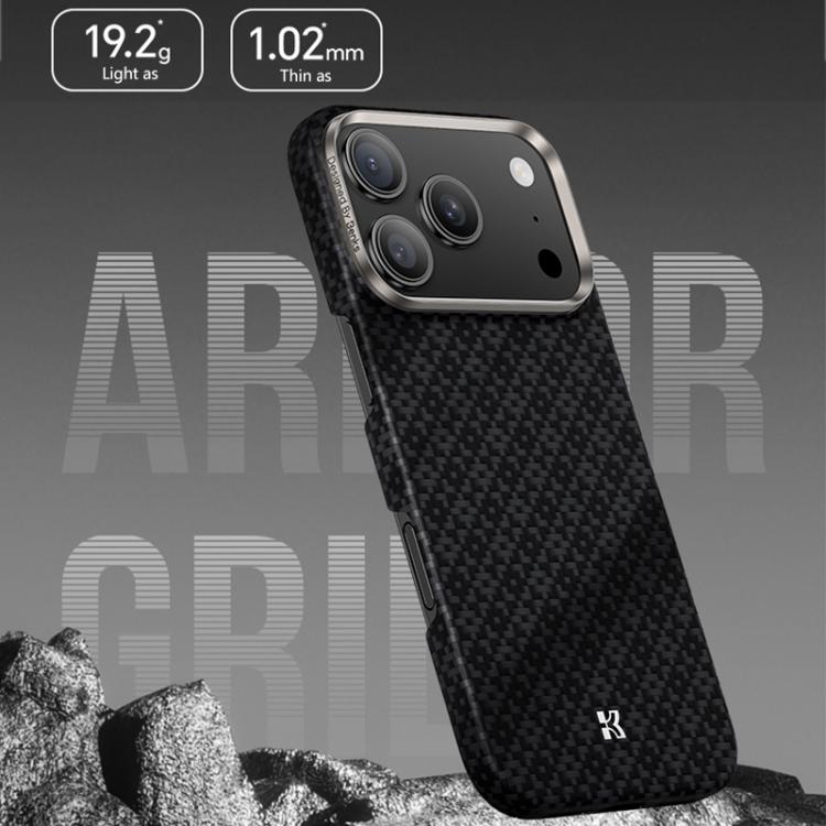 For iPhone 17 Pro Max Benks Color Shield C1 Classic Kevlar Woven Diamond MagSafe Phone Case(Black) by Benks