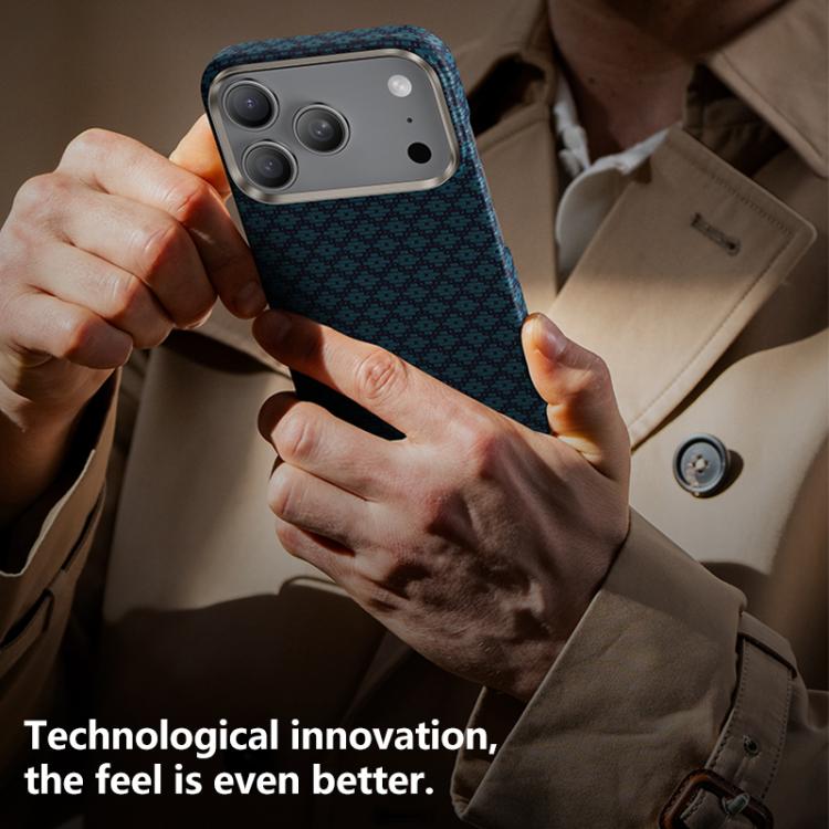 For iPhone 17 Pro Benks Color Shield C1 Classic Kevlar Woven Diamond MagSafe Phone Case(Blue) by Benks