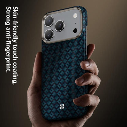 For iPhone 17 Pro Benks Color Shield C1 Classic Kevlar Woven Diamond MagSafe Phone Case(Blue) by Benks