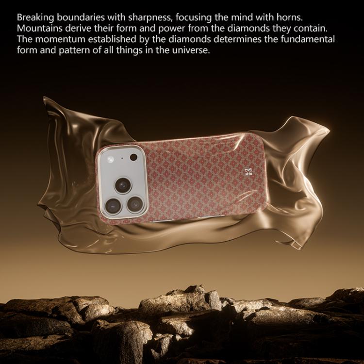 For iPhone 17 Pro Benks Color Shield C1 Classic Kevlar Woven Diamond MagSafe Phone Case(Orange) by Benks