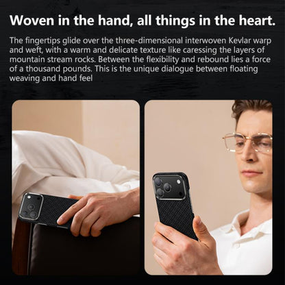 For iPhone 17 Pro Benks Color Shield C1 Classic Kevlar Woven Diamond MagSafe Phone Case(Black) by Benks