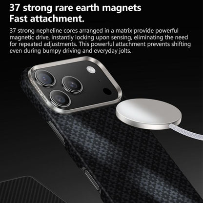 For iPhone 17 Pro Benks Color Shield C1 Classic Kevlar Woven Diamond MagSafe Phone Case(Black) by Benks