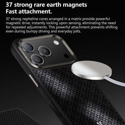 For iPhone 17 Pro Max Benks Y2 Kevlar All-inclusive MagSafe Magnetic Diamond Phone Case(Black) by Benks