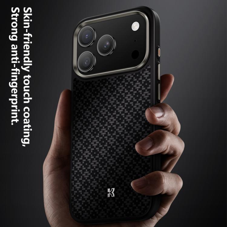 For iPhone 17 Pro Max Benks Y2 Kevlar All-inclusive MagSafe Magnetic Diamond Phone Case(Black) by Benks